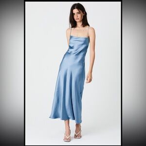 THIRD FORM Laced Up Slip Dress